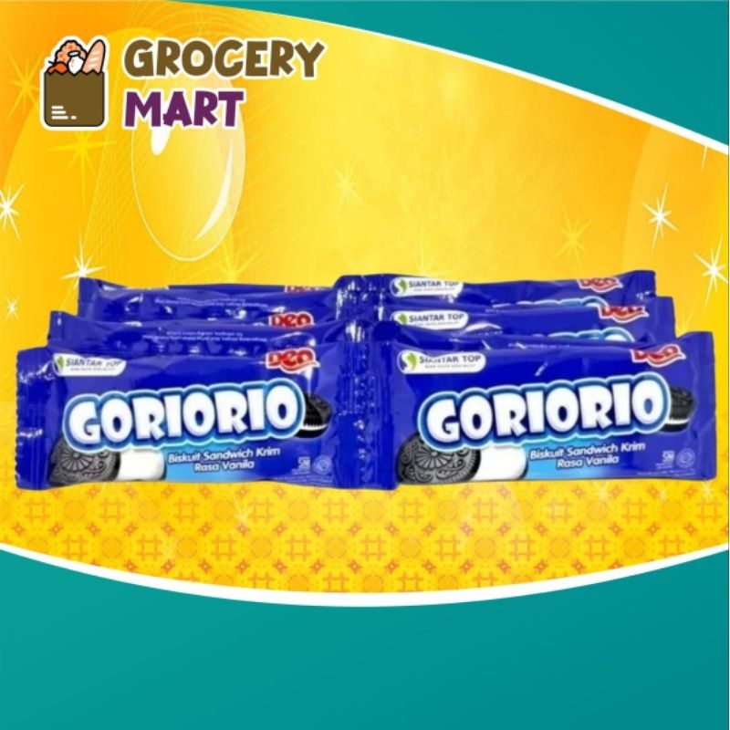 

(RENCENG) GORIORIO Biskuit Dengan Krim Vanilla Isi 10pcs