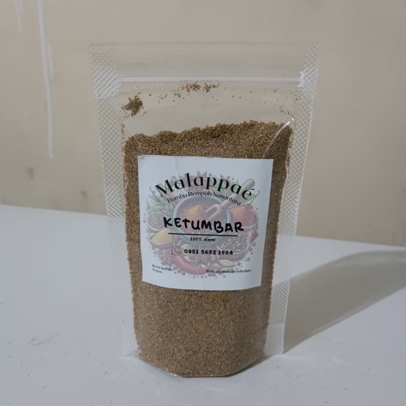 

Malappaé Ketumbar Bubuk Bumbu Dapur Rempah Asli 100% Alami 50gr Spices Herbal Serbuk Seasoning