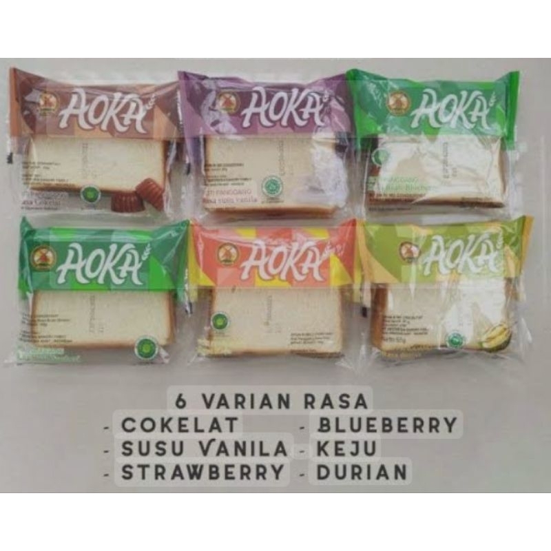 

Aoka roti panggang aneka rasa 1 dus isi 60 pcs