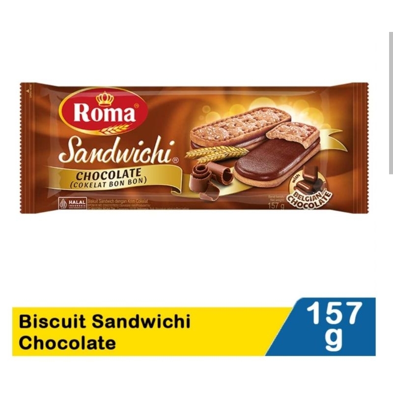 

Roma Biskuit Sandwichi Chocolate 206 gram