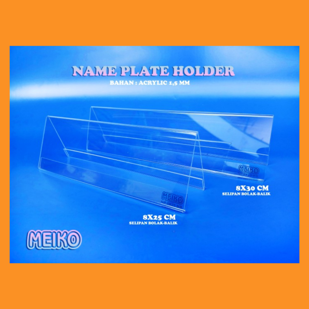 

MEIKO Name plate acrylic