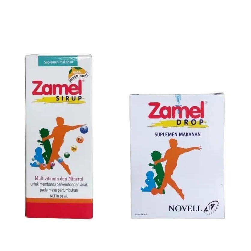 Zamel Drops - Zamel Sirup - Multivitamin Pertumbuhan Anak
