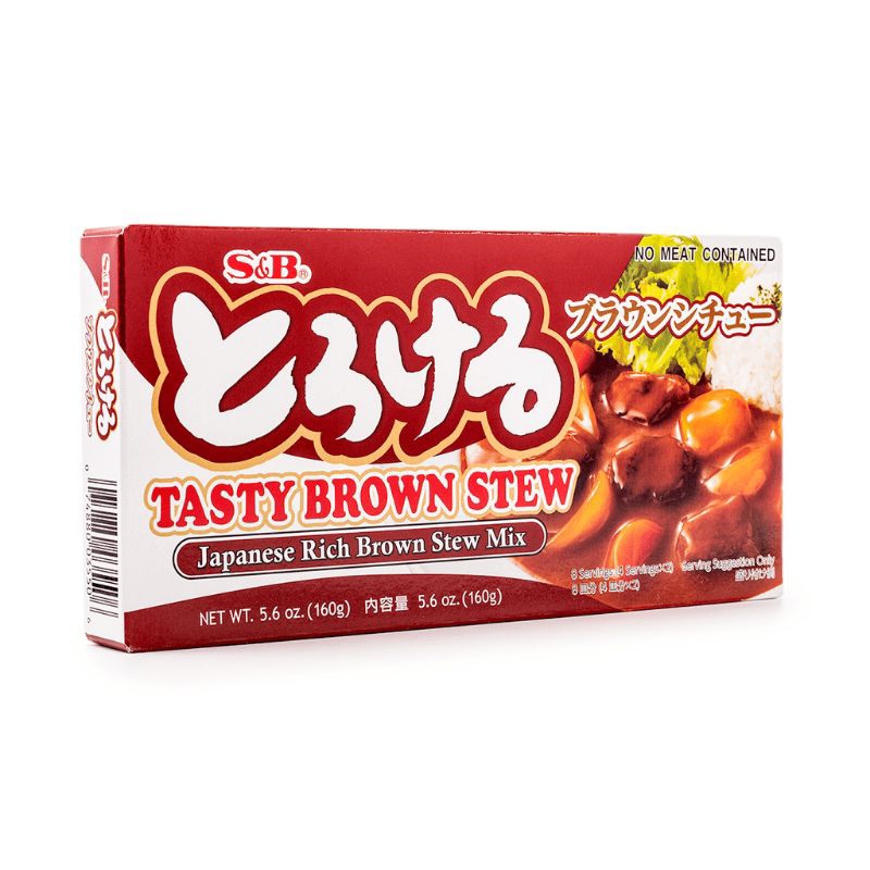 

S&B Torokeru Tasty Brown Stew 160g Japanese Rich Brown Stew Mix (No Meat Contained)