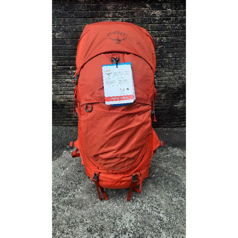 CARRIER OSPREY STRATOS 50 ORANGE TAS HIKING TREKKING TRAVELING
