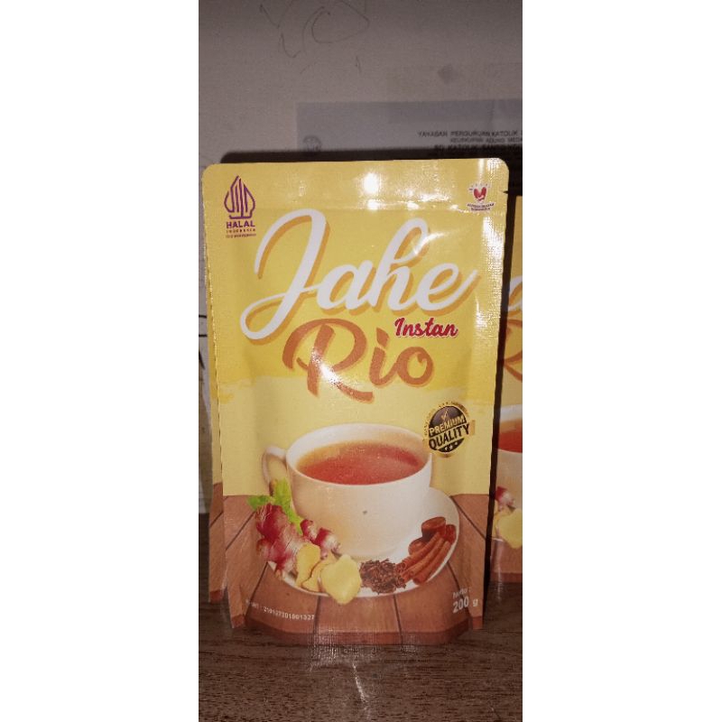 

TEH JAHE instan RIO. (TEH JAHE MERAH ASLI)