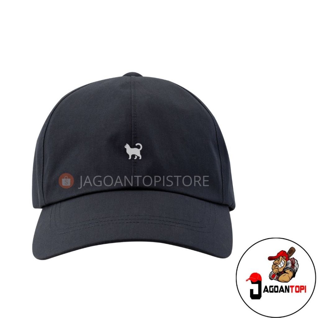 Topi Baseball Pria Caps Cat Hitam - Intis