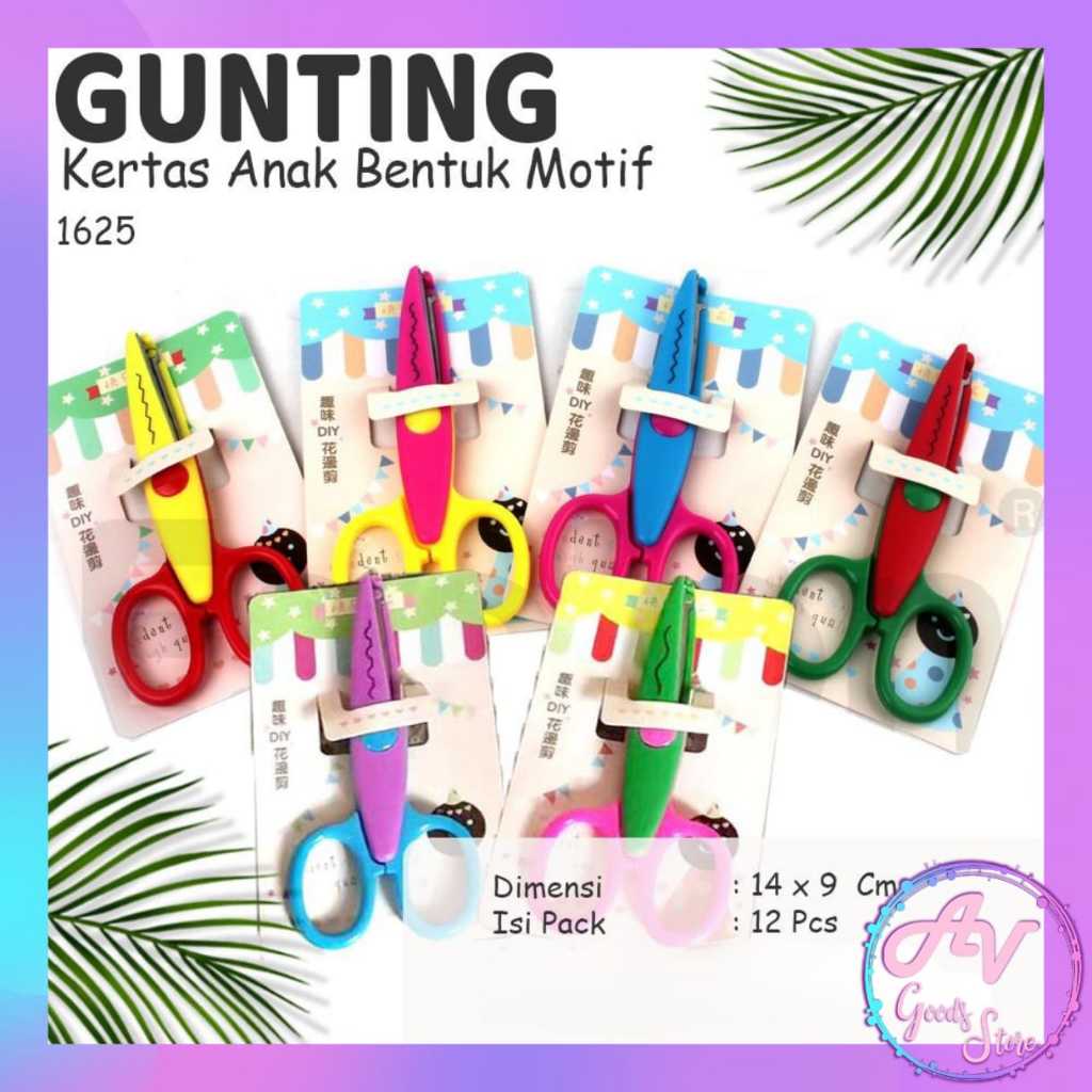 

Gunting Gerigi 1625 / Gunting Bentuk Motif Gerigi / Guting ZigZag