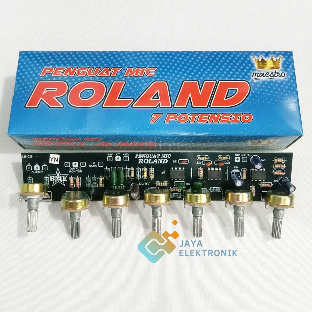 Kit Penguat Mic 7 Potensio Roland BME