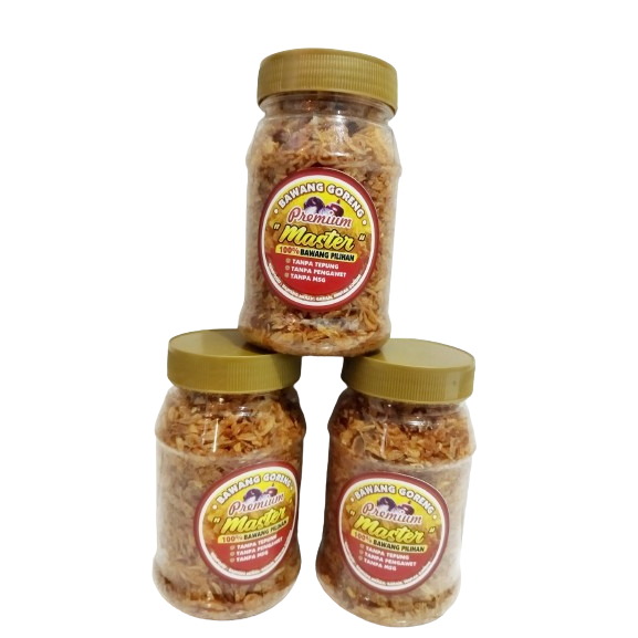 

Bawang Goreng Master|Premium|100% Bawang Asli Tanpa Campuran