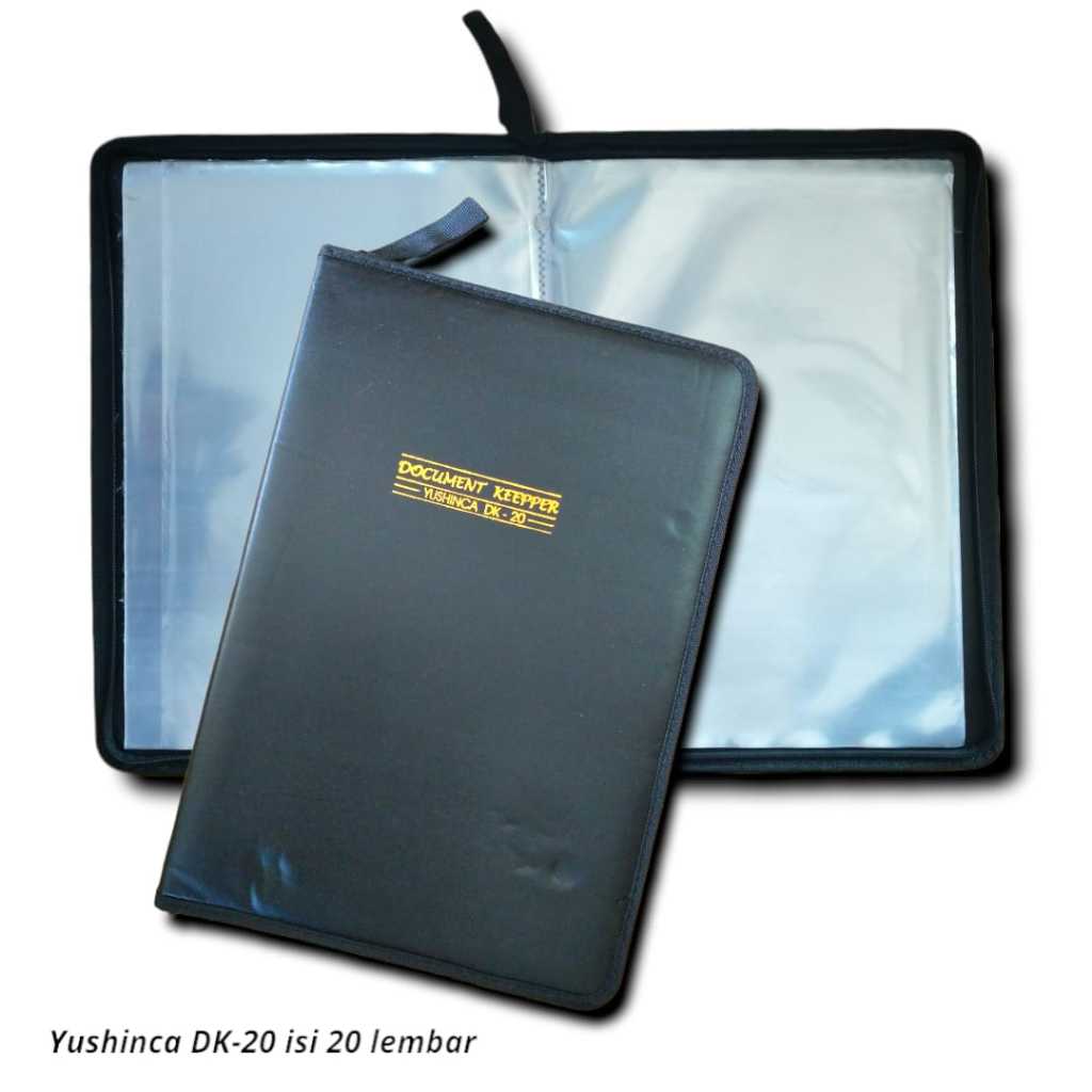 

Map Dokumen Ijasah Clear Holder Sleting Display Book Cover Kulit isi 20 Lembar Folio