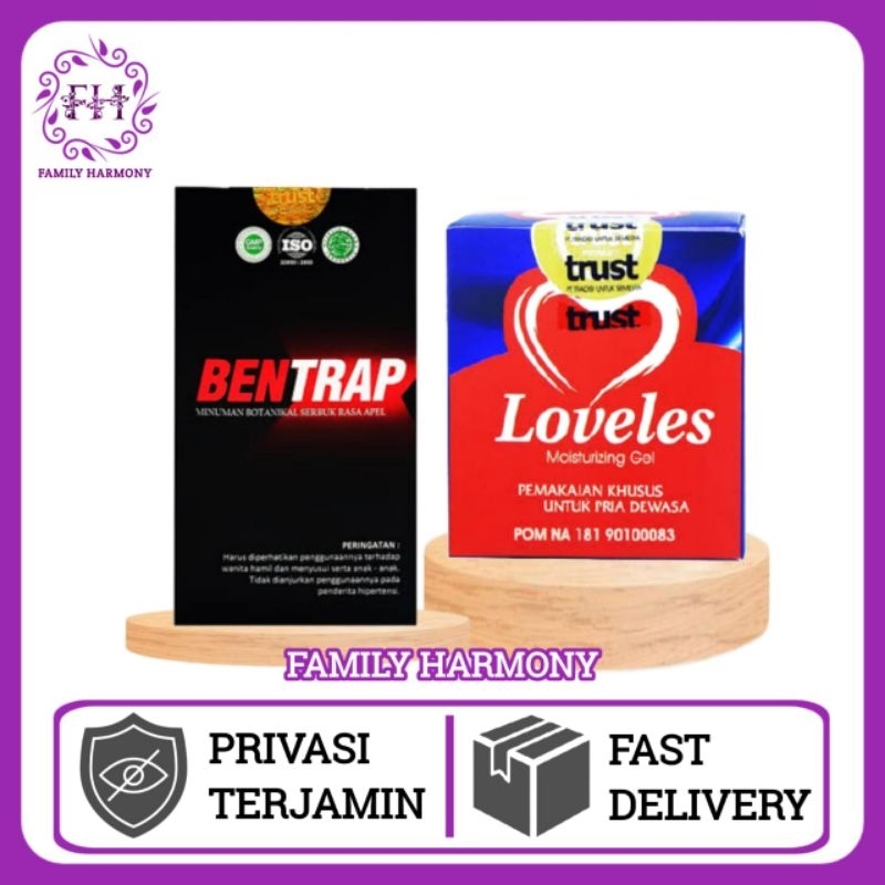 Paket Hemat Bundling Bentrap 1 Box + Loveles 1 Box - Suplemen Peningkat Vitalitas Pria