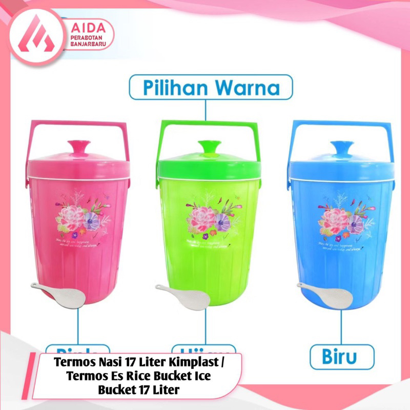 Termos Nasi 17 Liter Kimplast / Termos Es Rice Bucket Ice Bucket 17 Liter