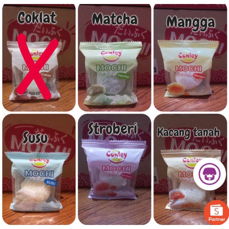 

KUE MOCI VIRAL MIX 6RASA RADOM DAPAT 6PCS MOCI