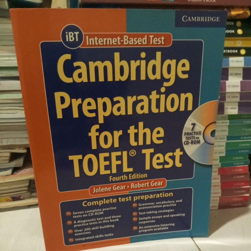 Cambridge preparation for the TOEFL test fourth edition..jolene gear dan Robert gear.. original.comp