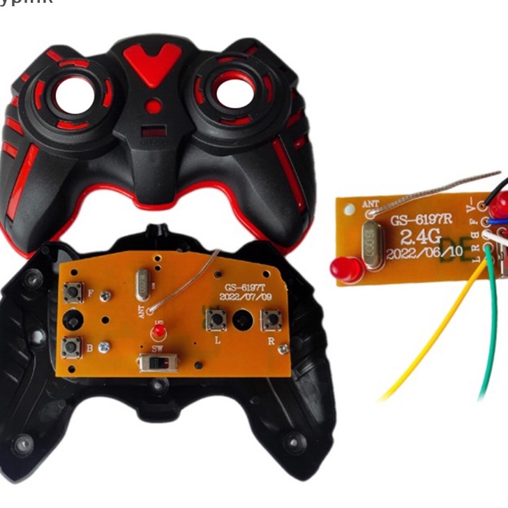 BURUAN ORDER GAN PCB 24ghz KOMPLIT MODUL PCB RC DAN REMOTE RC MOBIL RC 4ch  pcb rc modul rc crawler 