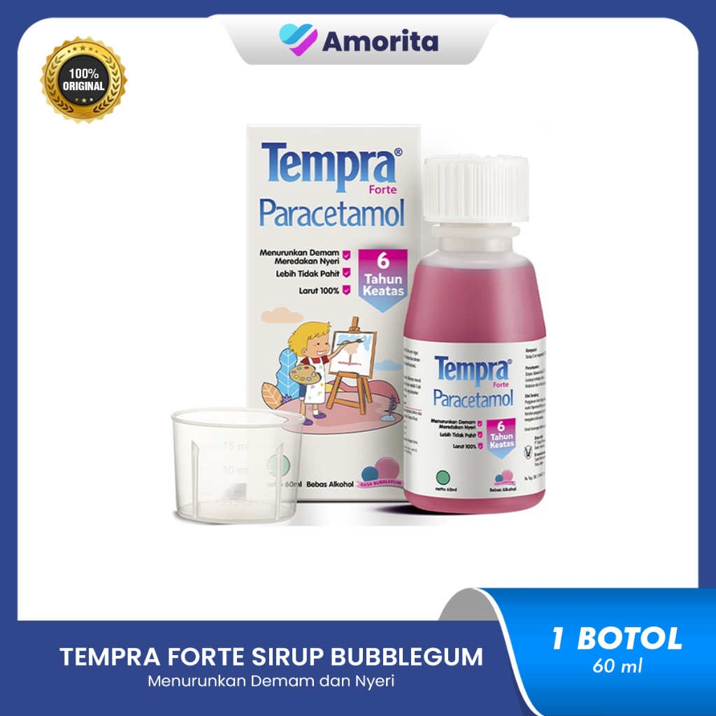 Tempra Forte Paracetamol Anak Rasa Bubblegum 60ml