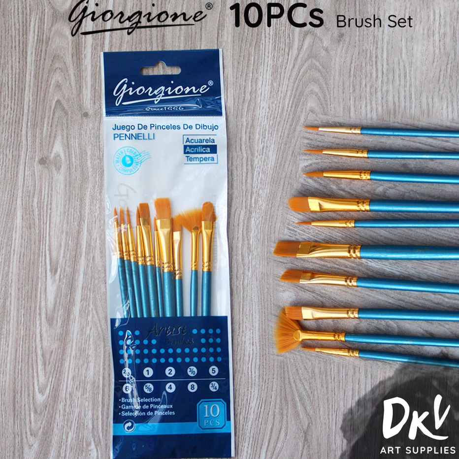 

SEGERA BELI Giorgione Brush Set 1 pcs G198H Kuas Lukis Nylon Ekonomis