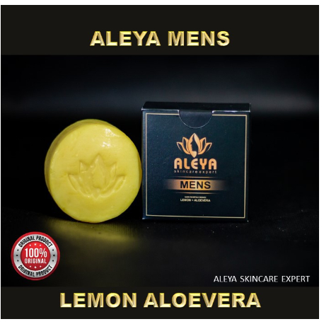 ALEYA MENS Sabun Pemutih Wajah Pria Ampuh / Sabun Pria / Sabun Pemutih Pria