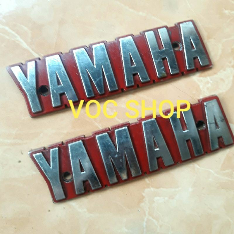 Yamaha RXS RX Special YT 115 YT115 4x8 Logo Emblem Tangki Original Bekas