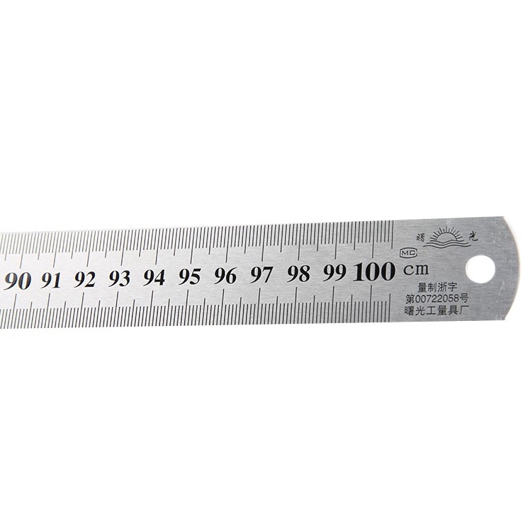 

SPESIAL AWAL TAHUN Penggaris Jahit Menjahit Penggaris Bahan Penggaris Pola Besi Stainless 1cm