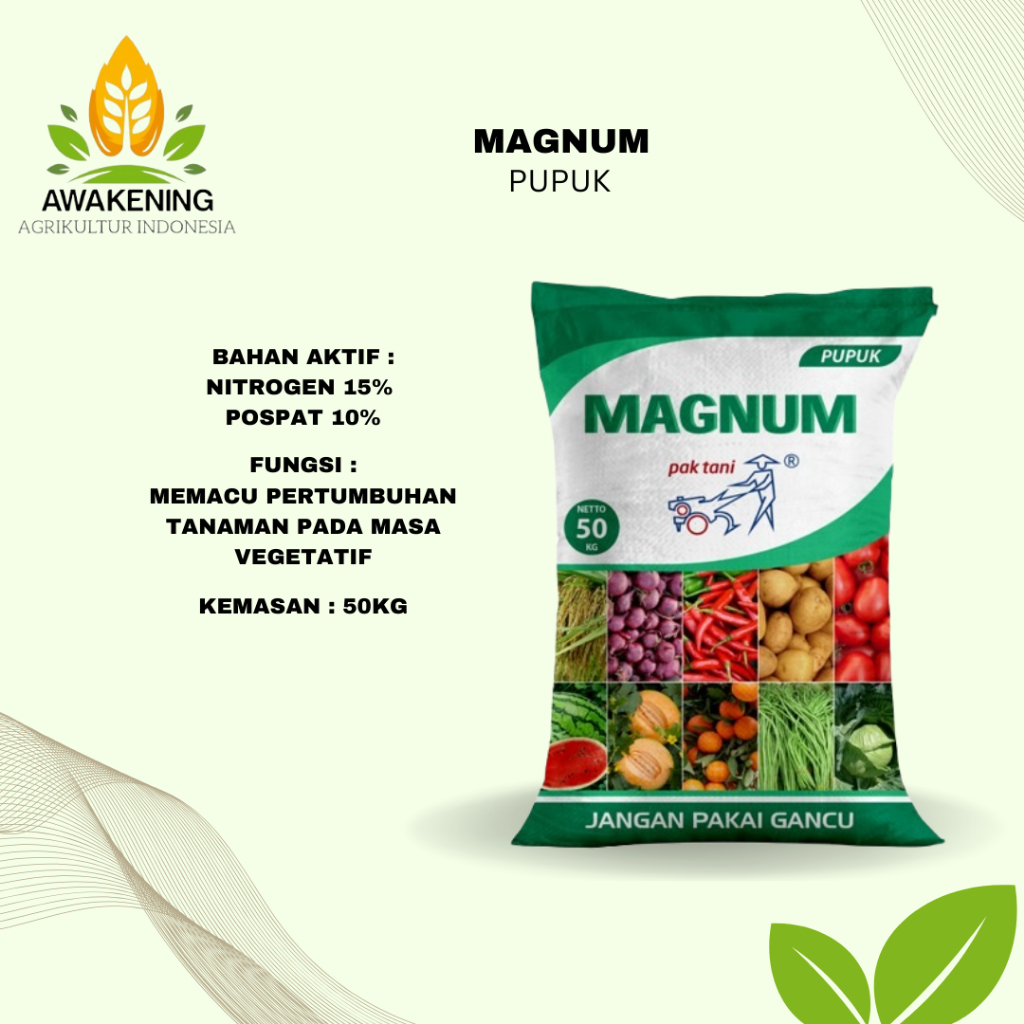PUPUK NPK MAGNUM PAK TANI Kemasan 50kg