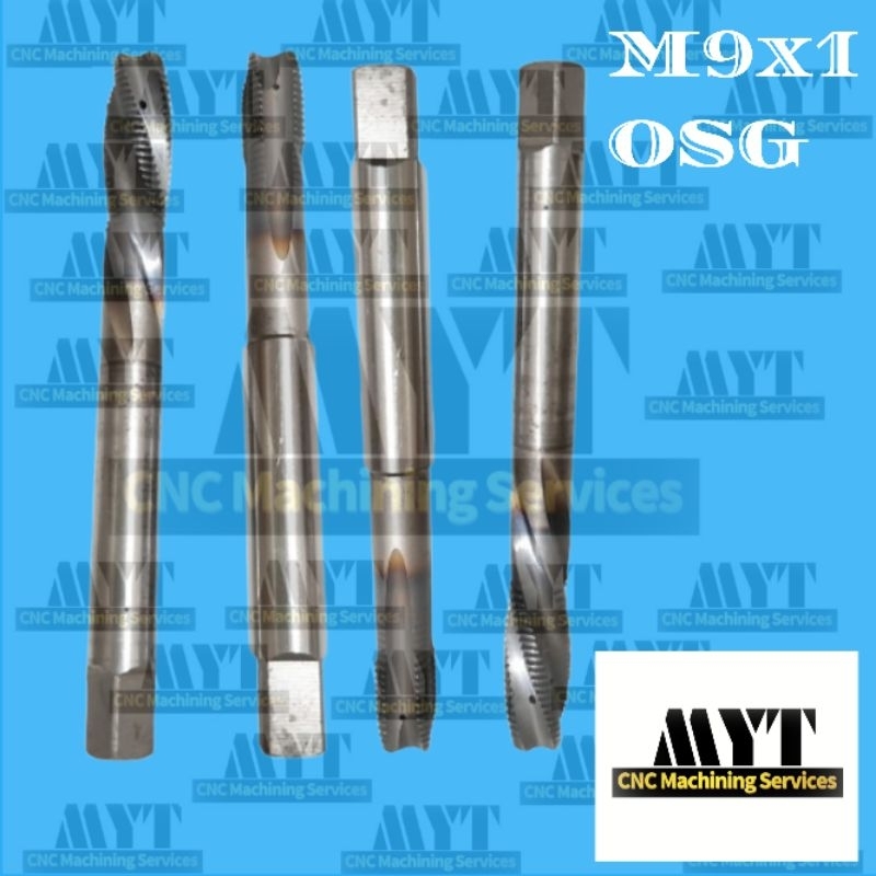 tap baut.tap drat m9x1 osg tap semi sepiral lurus M9 X 1