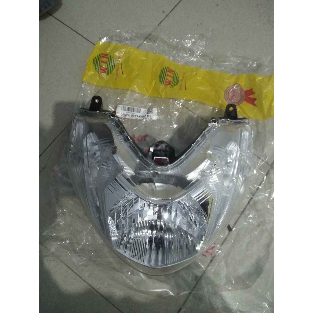 M3 Head Lamp Lampu Depan Reflektor MIO M3 MIO Z MIO 125 2014 2015 2016 2017 Merk Win