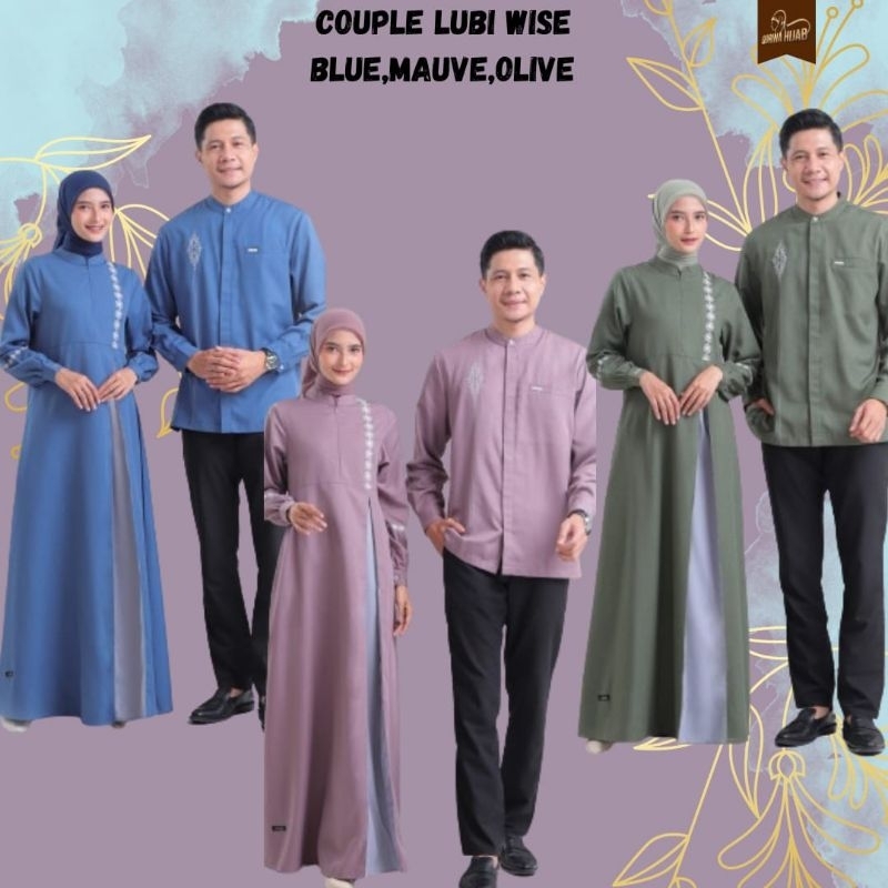 Lubi wise couple, lubi couple, baju couple, Gamis dewasa, koko dewasa