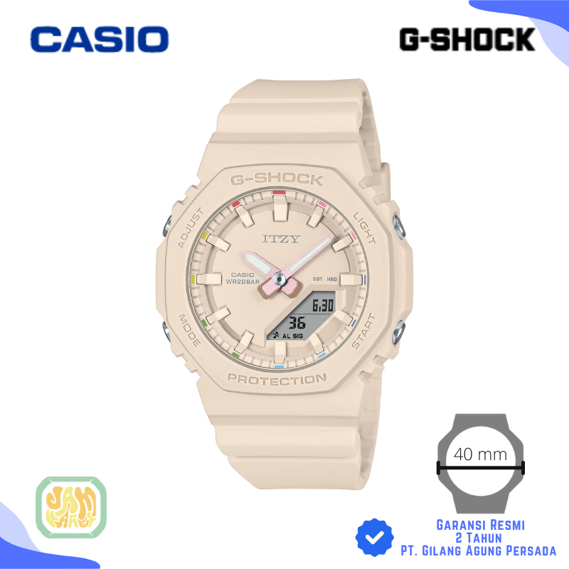 JAM TANGAN CASIO G-SHOCK MINI ITZY GMA-P2100IT-4A ORIGINAL - GSHOCK GMA P2100IT 4ADR SOFT PINK