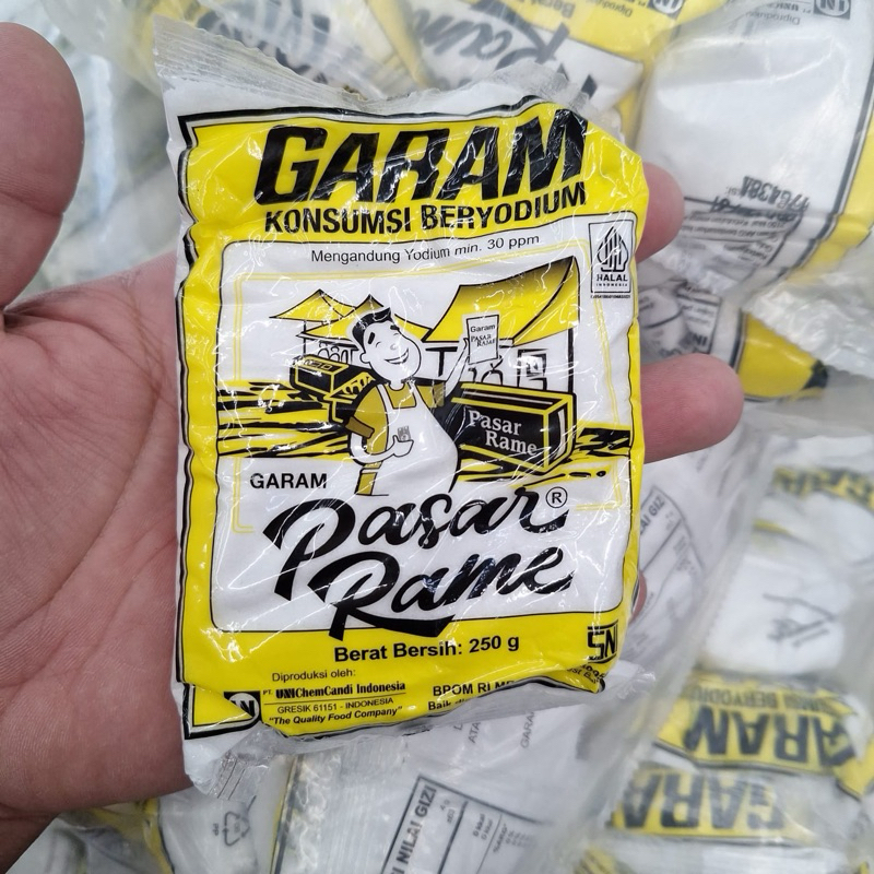 

Garam yodium 250gram Pasar Rame