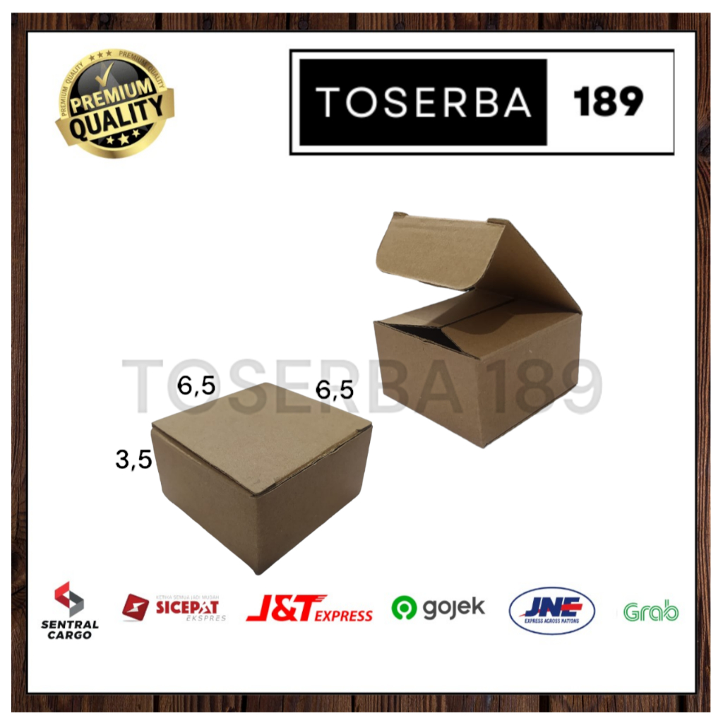 

kardus packing diecut/box pizza uk 6,5x6,5x3,5 cm