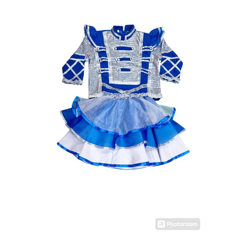 Baju Rok Mayoret SMP Putih Biru / Baju Mayoret Anak SMP