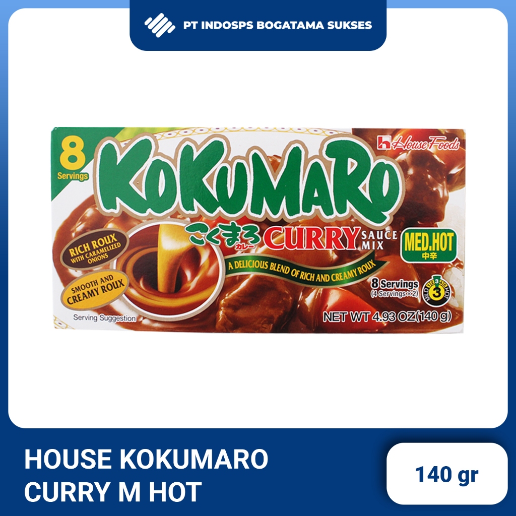 

House Kokumaro Curry M Hot | Kari Jepang | Japan Curry 140 gr | Kari Instant