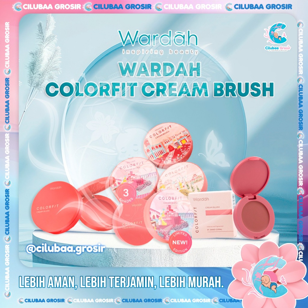 WARDAH Colorfit Cream Blush 3g || Wardah Blush On Cream Intense & Pigmented
