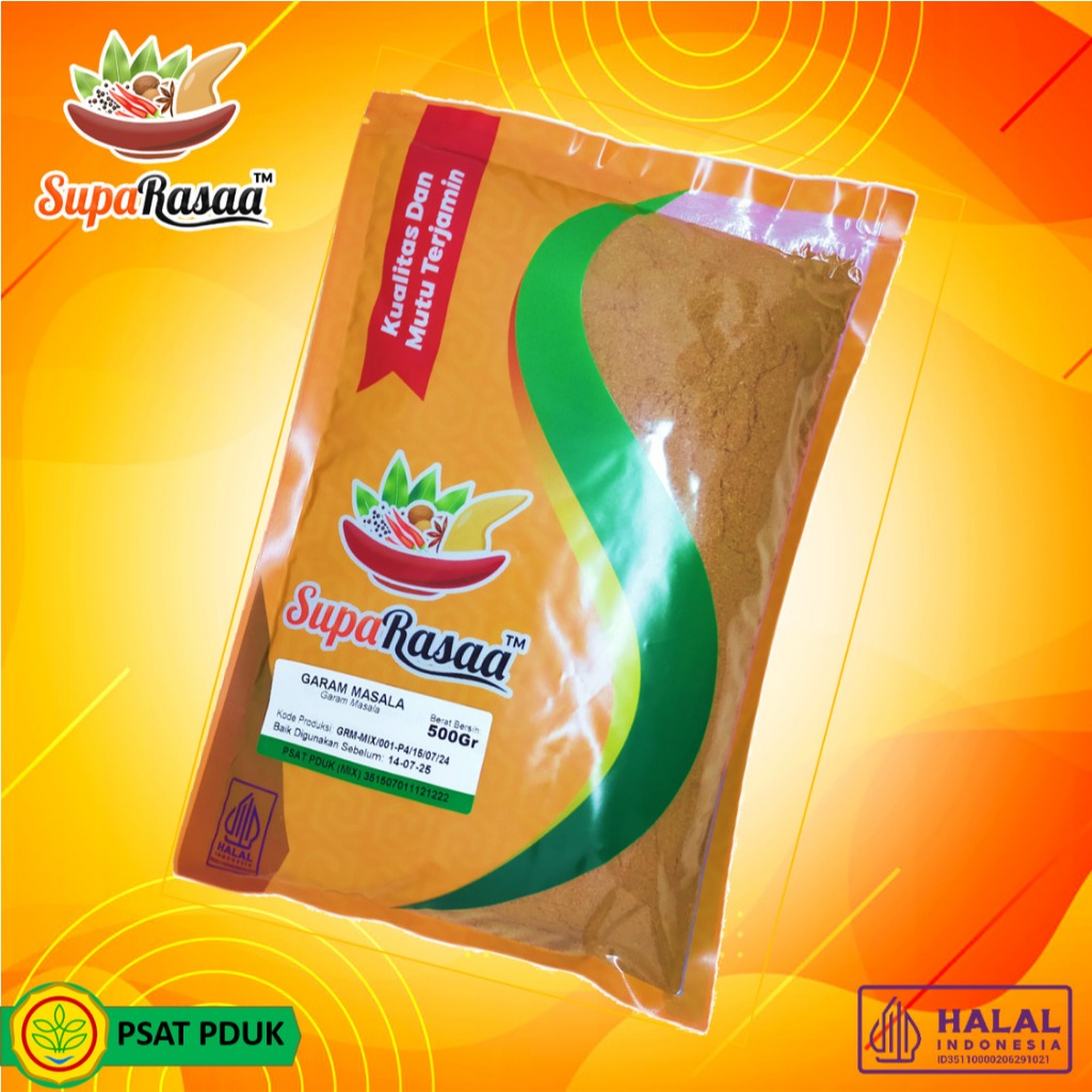 

Garam Masala Bubuk 500gr - Perpaduan Rempah yang Kaya Rasa - Campuran Rempah India Tanpa MSG