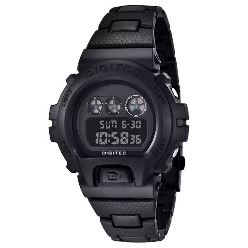 DIGITEC DG-5198R BK-4B Black jam tangan analog digital ORIGINAL