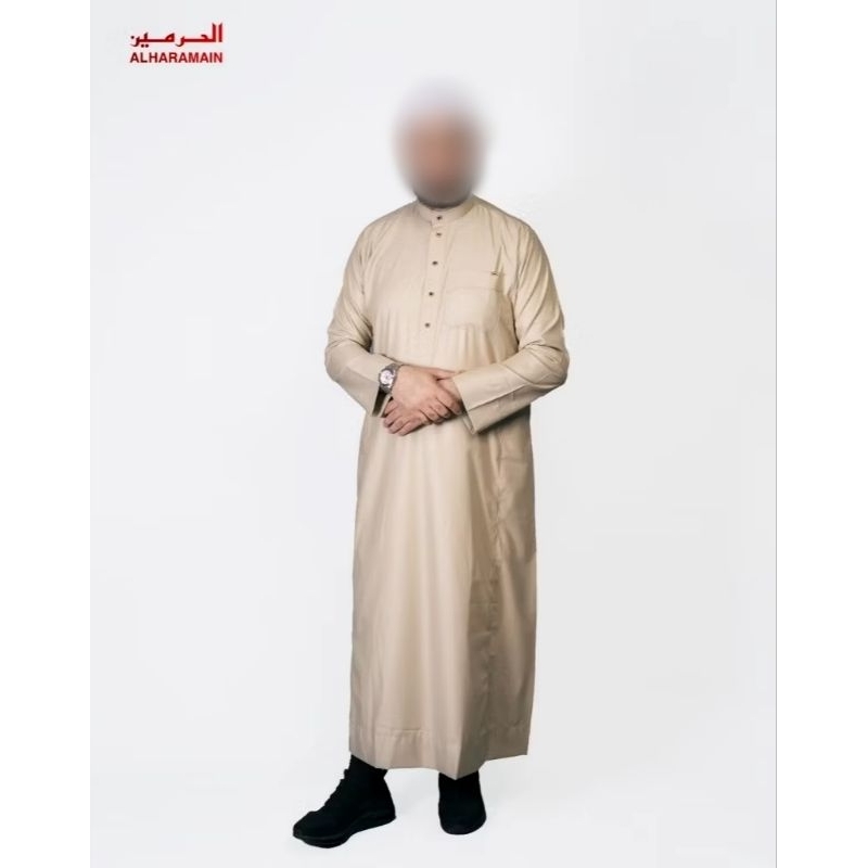 GAMIS JUBAH AL HARAMAIN KATUN KANCING PREMIUM NON MANSET  |  AL HARAMAIN