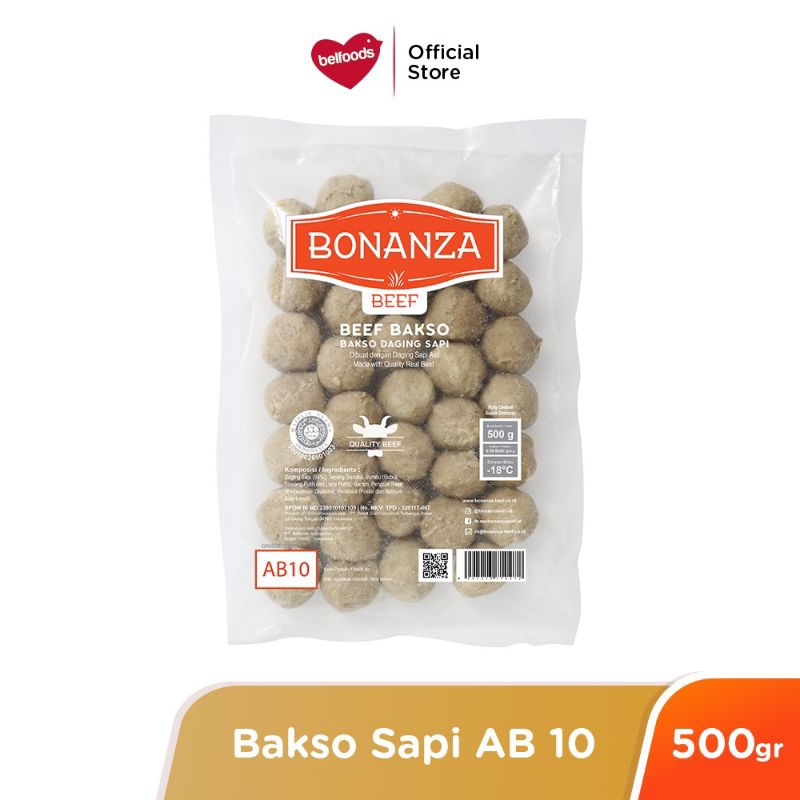 

Belfoods Bonanza Bakso Sapi AB 10 500gr