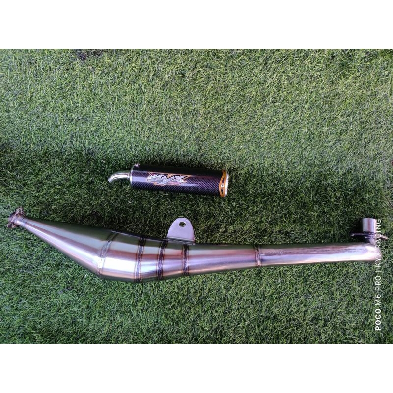 knalpot racing suzuki TORNADO GX/GS original KYX