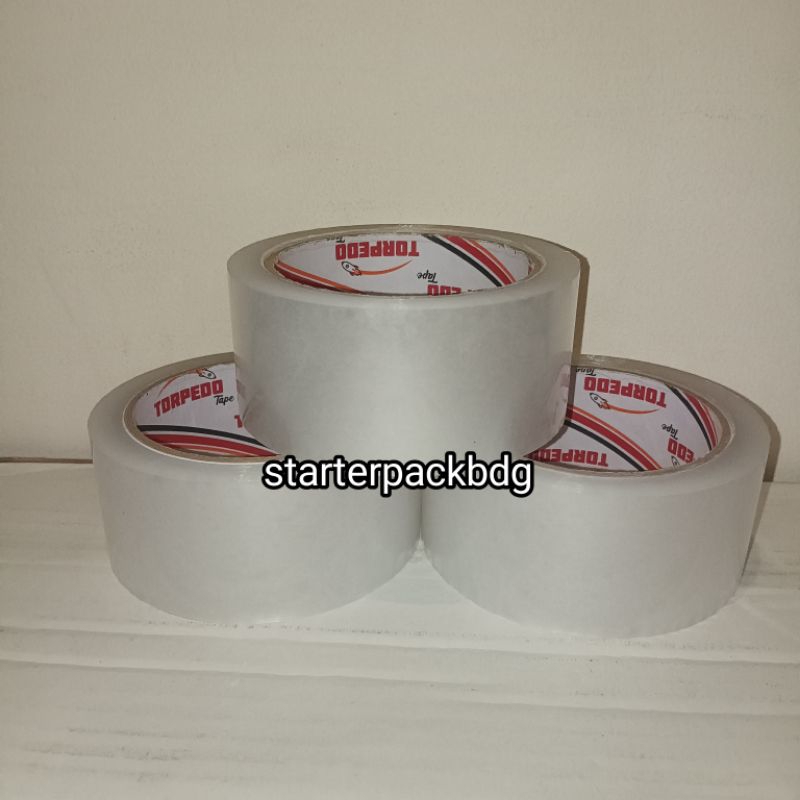 

Lakban Bening / Coklat 45mm x 100 yard Torpedo / Isolasi 2 inch Cokelat