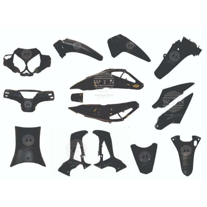 Full Body Set Supra X 125 Batman Karbu 2007 WIN Complete Body Set
