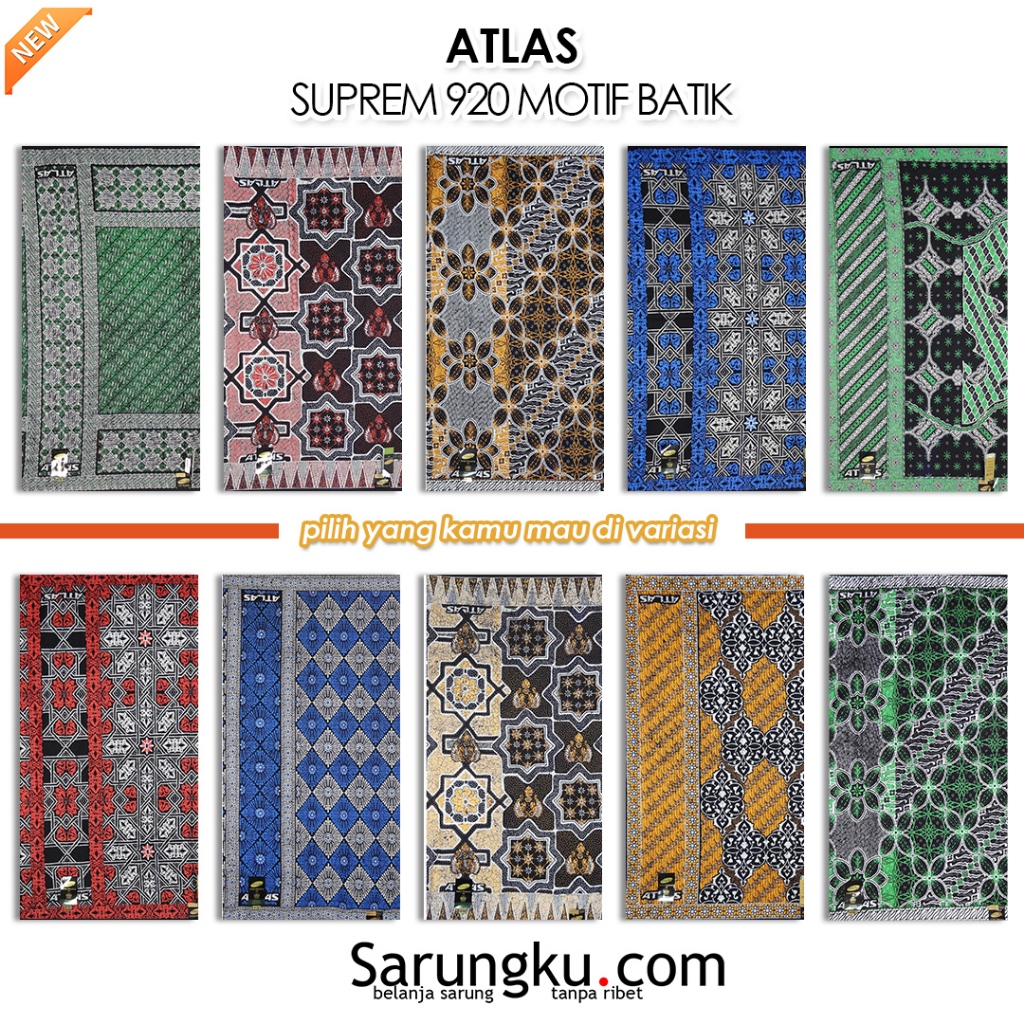Sarung Atlas Super Premium 920 Batik