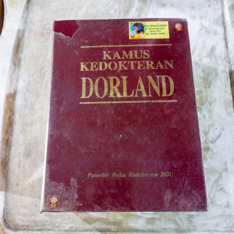 (Used) Buku Kamus Kedokteran Dorland Edisi 26 by Tim Penerbit Buku Kedokteran EGC | ORIGINAL