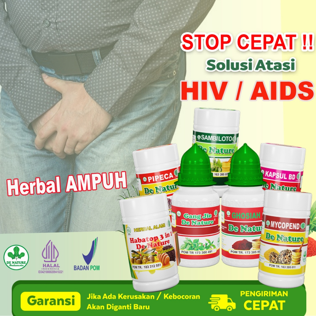 Obat HIV Ampuh Sembuh Permanen, Menormalkan CD4, HIV AIDS Stadium 1 2 3 4 Tanpa ARV Seumur Hidup, Ob