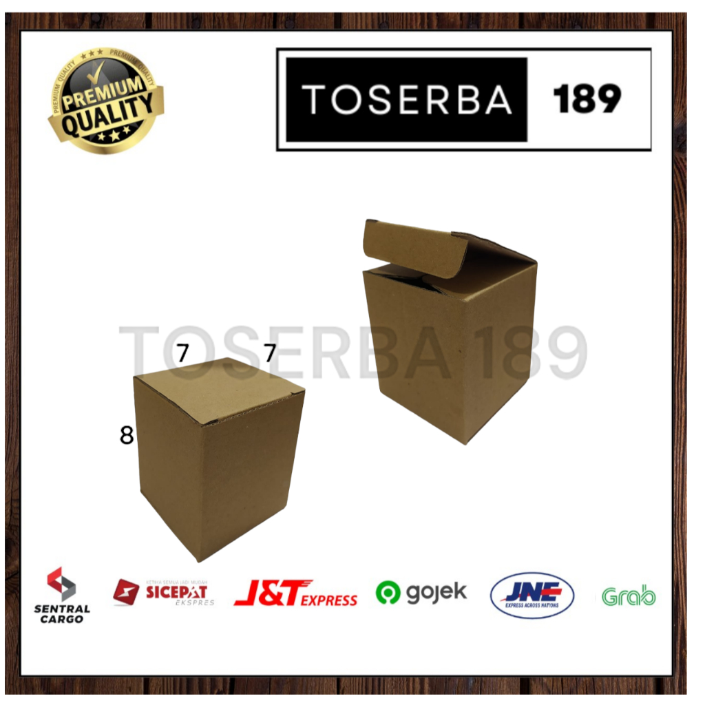 

kardus packing diecut/box pizza uk 7x7x8 cm