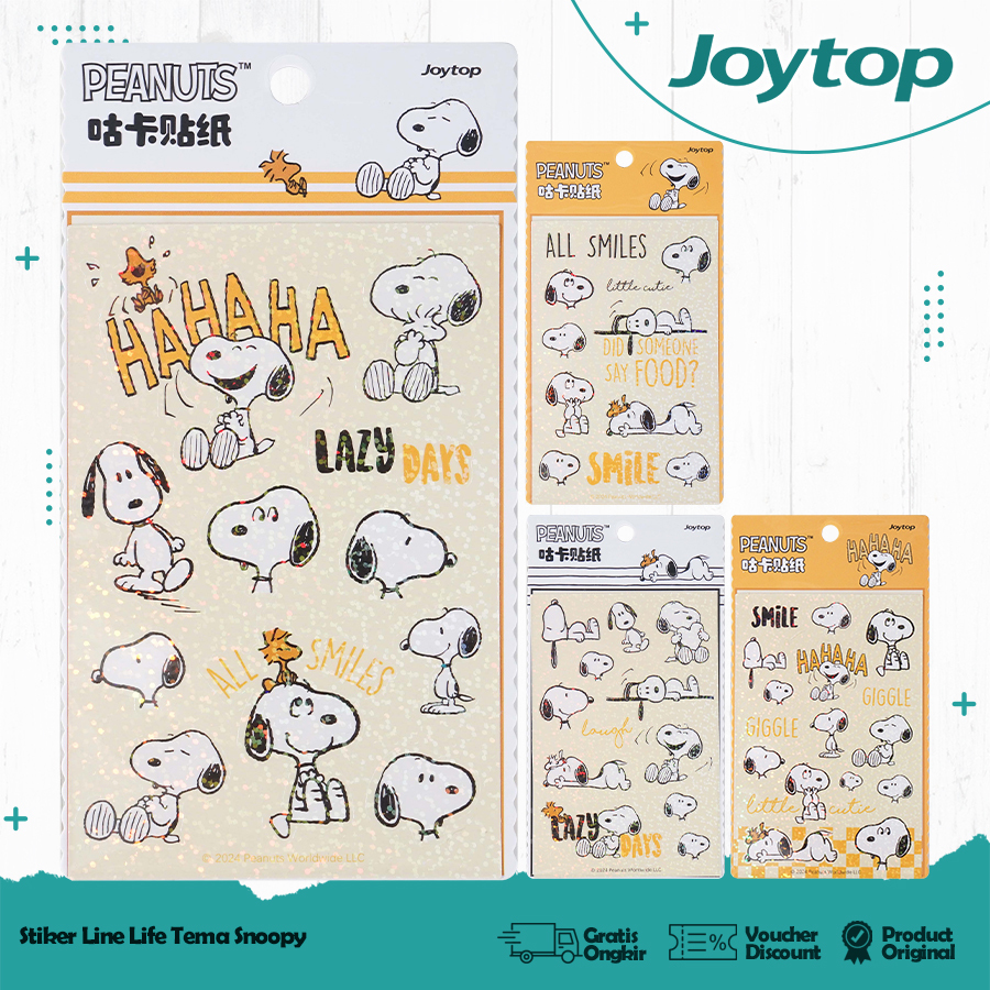 

JOYTOP Stiker DIY Dekorasi Snoopy
