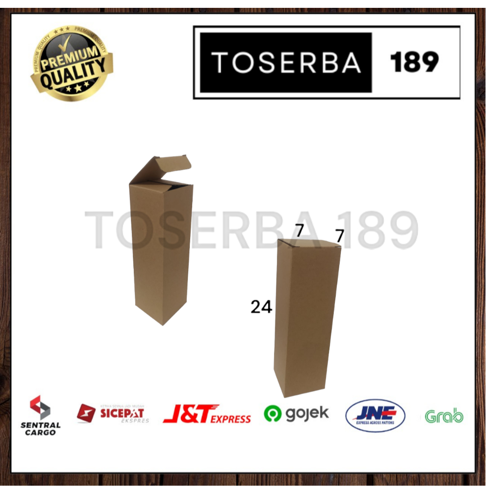 

kardus packing diecut/box pizza uk 7x7x24 cm