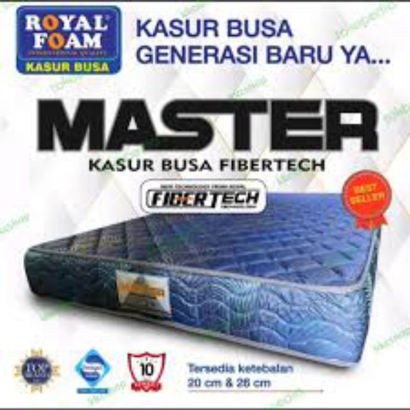 KASUR BUSA ROYAL FOAM MASTER ROYAL FOAM POP 180 160 140 120 TEBAL 20 GARANSI 10 TAHUN / KASUR ROYAL 