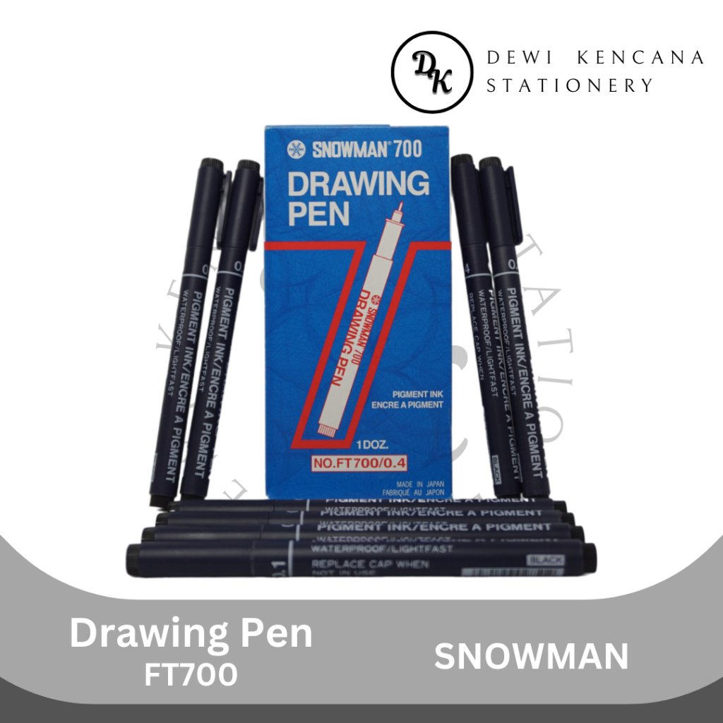 

Pulpen Gambar SNOWMAN Drawing Pen FT700