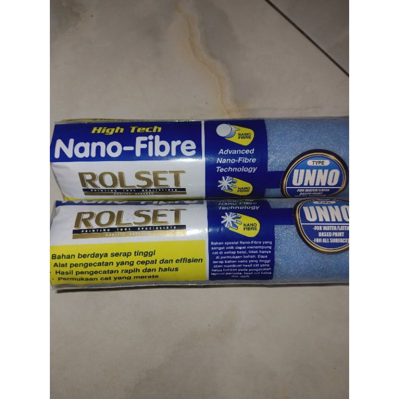 Isi kuas roll //  isi roll // isi roll cat tembok // merk Rollset 9"
